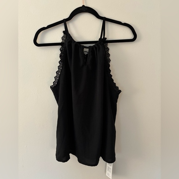 Cupshe Black Lace Trim Top - Picture 1 of 4